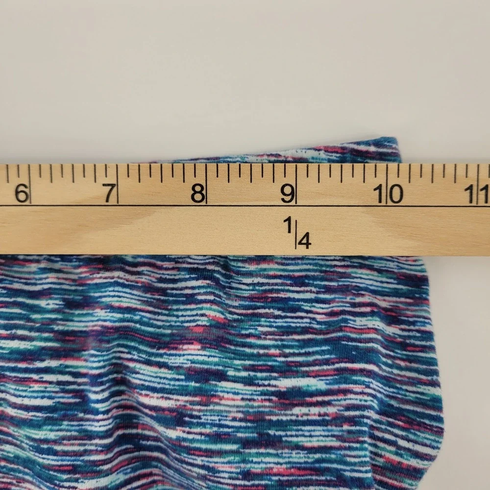 Gymboree School Girls M 7-8 Space Dye Leggings Bundle Blue Pink Orange 3 Pairs